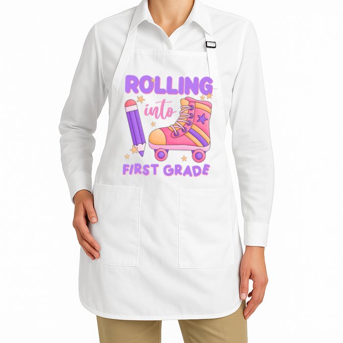 Rolling Into First Grade Cute Apron