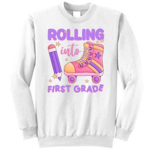 Rolling Into First Grade Cute Sweatshirt