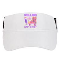 Rolling Into First Grade Cute Adult Drive Performance Visor