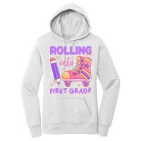 Rolling Into First Grade Cute Women's Pullover Hoodie