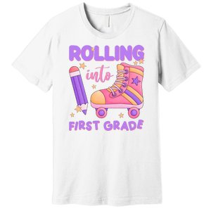 Rolling Into First Grade Cute Premium T-Shirt