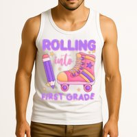 Rolling Into First Grade Cute Tank Top