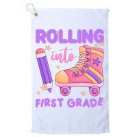 Rolling Into First Grade Cute Golf Towel