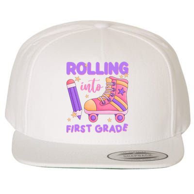 Rolling Into First Grade Cute Wool Snapback Cap