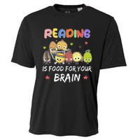 Reading Is Food For Your Brain Childrens Books Cooling Performance Crew T-Shirt