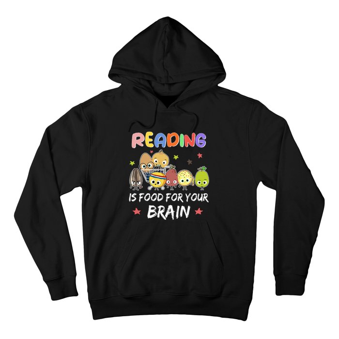 Reading Is Food For Your Brain Childrens Books Hoodie