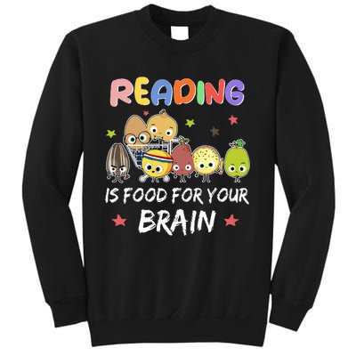 Reading Is Food For Your Brain Childrens Books Sweatshirt