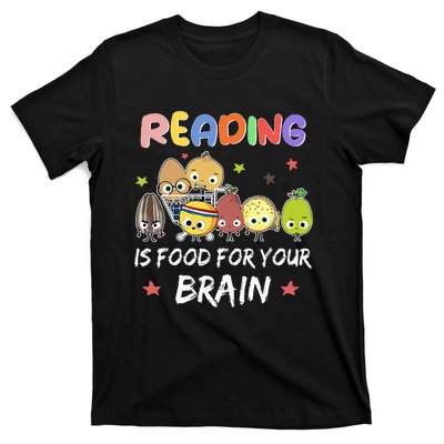 Reading Is Food For Your Brain Childrens Books T-Shirt