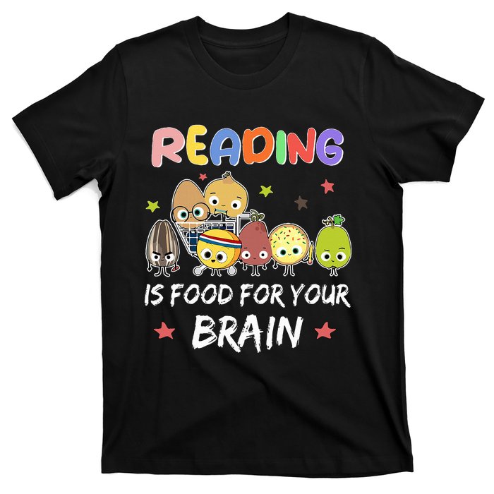 Reading Is Food For Your Brain Childrens Books T-Shirt