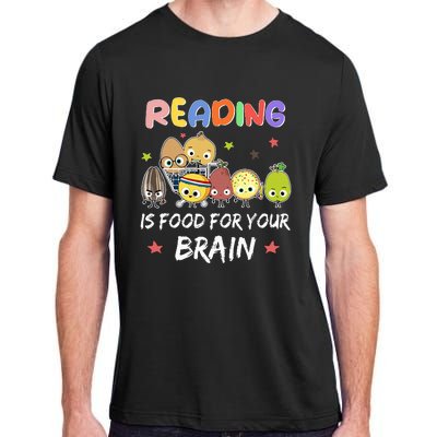 Reading Is Food For Your Brain Childrens Books Adult ChromaSoft Performance T-Shirt