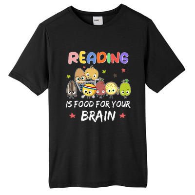 Reading Is Food For Your Brain Childrens Books Tall Fusion ChromaSoft Performance T-Shirt