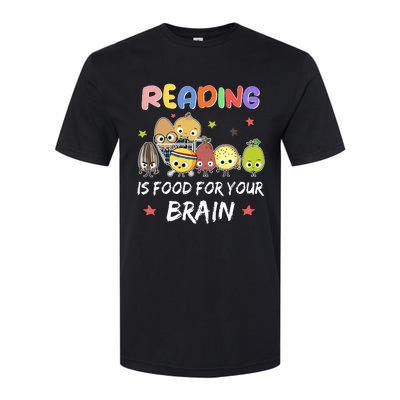 Reading Is Food For Your Brain Childrens Books Softstyle CVC T-Shirt