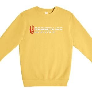 Resistance Is Futile Premium Crewneck Sweatshirt