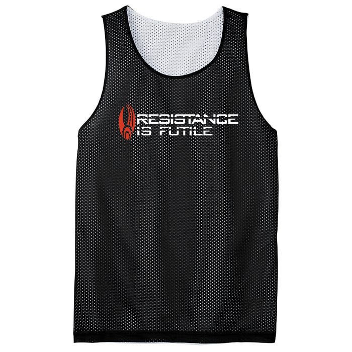 Resistance Is Futile Mesh Reversible Basketball Jersey Tank