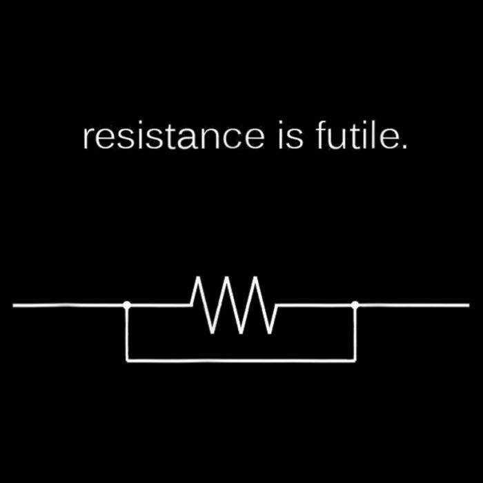 Resistance Is Futile Borg Geek Electronics Engineers Impact Tech Backpack