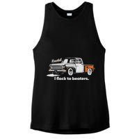 Roadkill I Flock To Beaters Ladies PosiCharge Tri-Blend Wicking Tank