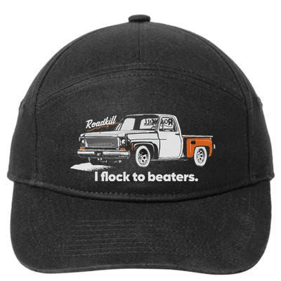 Roadkill I Flock To Beaters 7-Panel Snapback Hat