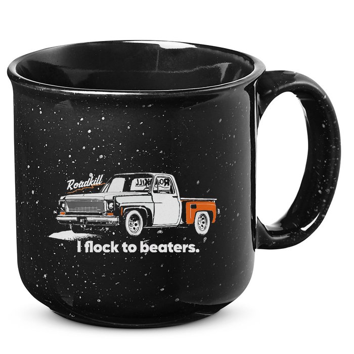 Roadkill I Flock To Beaters 15oz Campfire Ceramic Mug