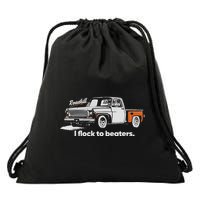 Roadkill I Flock To Beaters Drawstring Bag