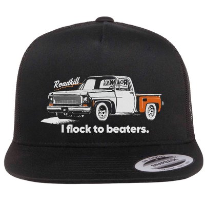 Roadkill I Flock To Beaters Flatbill Hat