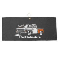 Roadkill I Flock To Beaters Large Microfiber Waffle Golf Towel