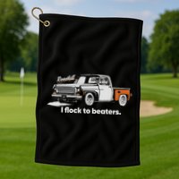 Roadkill I Flock To Beaters Golf Towel