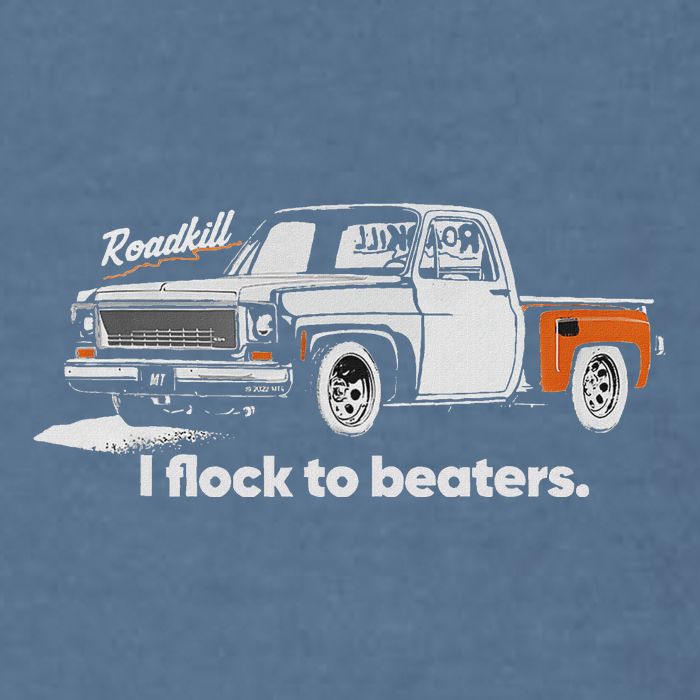 Roadkill I Flock To Beaters Garment-Dyed Sweatshirt