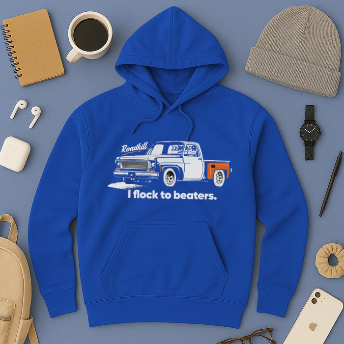 Roadkill I Flock To Beaters Hoodie
