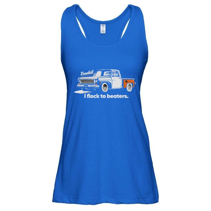 Roadkill I Flock To Beaters Ladies Essential Flowy Tank