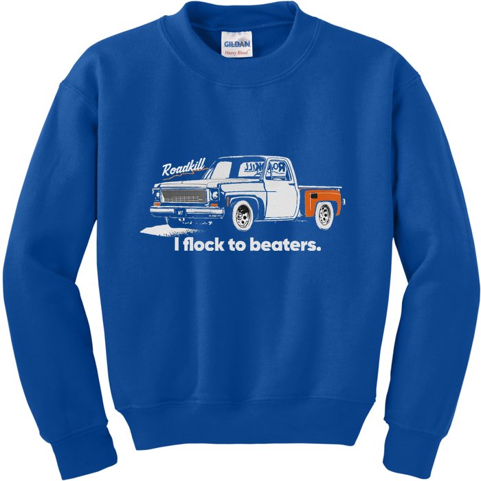 Roadkill I Flock To Beaters Kids Sweatshirt