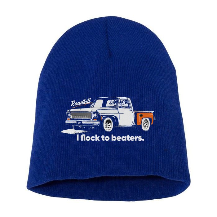 Roadkill I Flock To Beaters Short Acrylic Beanie