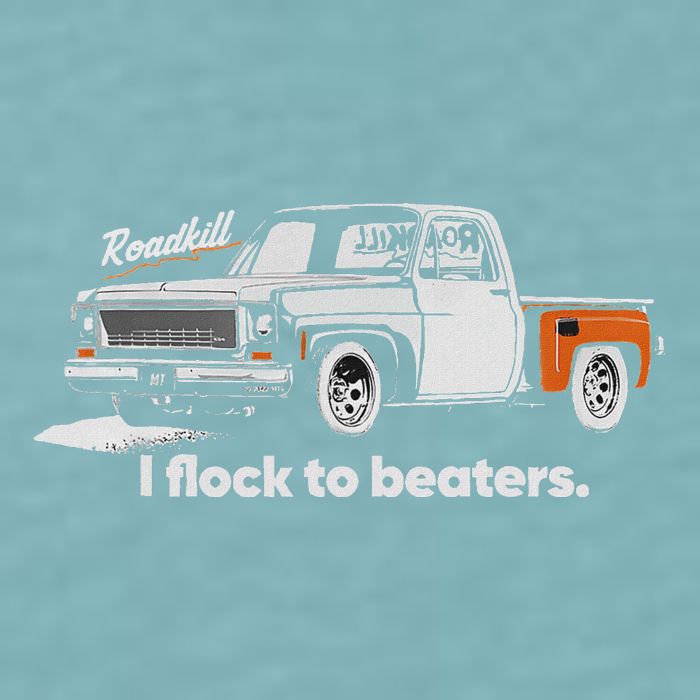 Roadkill I Flock To Beaters Sueded Cloud Jersey T-Shirt