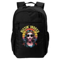 Rizzin Indeed Funny Jesus He Is Rizzin Easter Christian Backpack