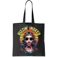 Rizzin Indeed Funny Jesus He Is Rizzin Easter Christian Bag
