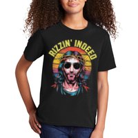 Rizzin Indeed Funny Jesus He Is Rizzin Easter Christian Kids T-Shirt