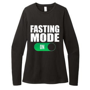 Ramadan Intermittent Fasting Fasting Mode On Gift Womens CVC Long Sleeve Shirt