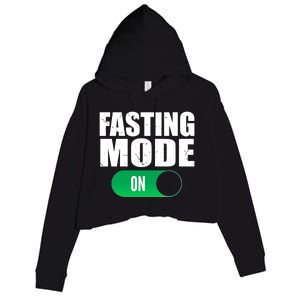 Ramadan Intermittent Fasting Fasting Mode On Gift Crop Fleece Hoodie