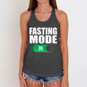 Ramadan Intermittent Fasting Fasting Mode On Gift Women's Knotted Racerback Tank