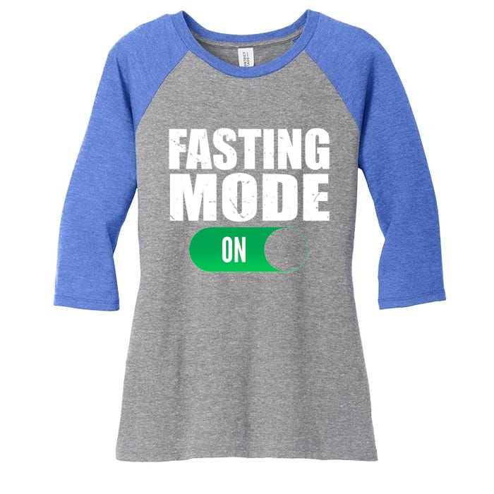 Ramadan Intermittent Fasting Fasting Mode On Gift Women's Tri-Blend 3/4-Sleeve Raglan Shirt