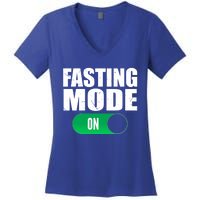 Ramadan Intermittent Fasting Fasting Mode On Gift Women's V-Neck T-Shirt