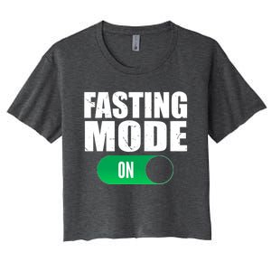 Ramadan Intermittent Fasting Fasting Mode On Gift Women's Crop Top Tee