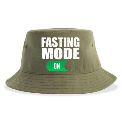 Ramadan Intermittent Fasting Fasting Mode On Gift Sustainable Bucket Hat