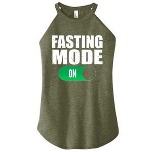 Ramadan Intermittent Fasting Fasting Mode On Gift Women's Perfect Tri Rocker Tank