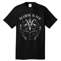 Reading Is Fun Baphomet Goat Tall T-Shirt