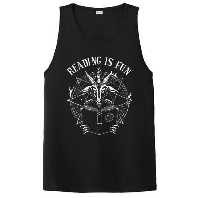 Reading Is Fun Baphomet Goat PosiCharge Competitor Tank