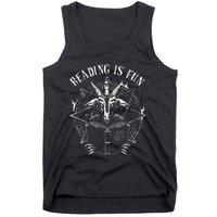 Reading Is Fun Baphomet Goat Tank Top