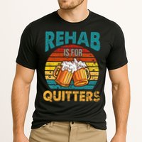 Rehab Is For Quitters Funny Rehabilition Wine Beer Lovers Cooling Performance Crew T-Shirt