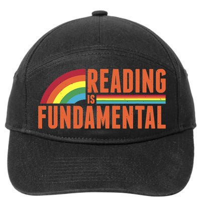 Reading Is Fundamental Retro Rainbow Book Worm 7-Panel Snapback Hat