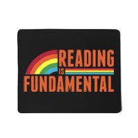 Reading Is Fundamental Retro Rainbow Book Worm Mousepad