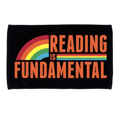 Reading Is Fundamental Retro Rainbow Book Worm Microfiber Hand Towel